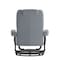 Flash Furniture Bali Contemporary Multi-Position Recliner with Horizontal Stitching and Ottoman BT-7818-GY-GG - alternate 3